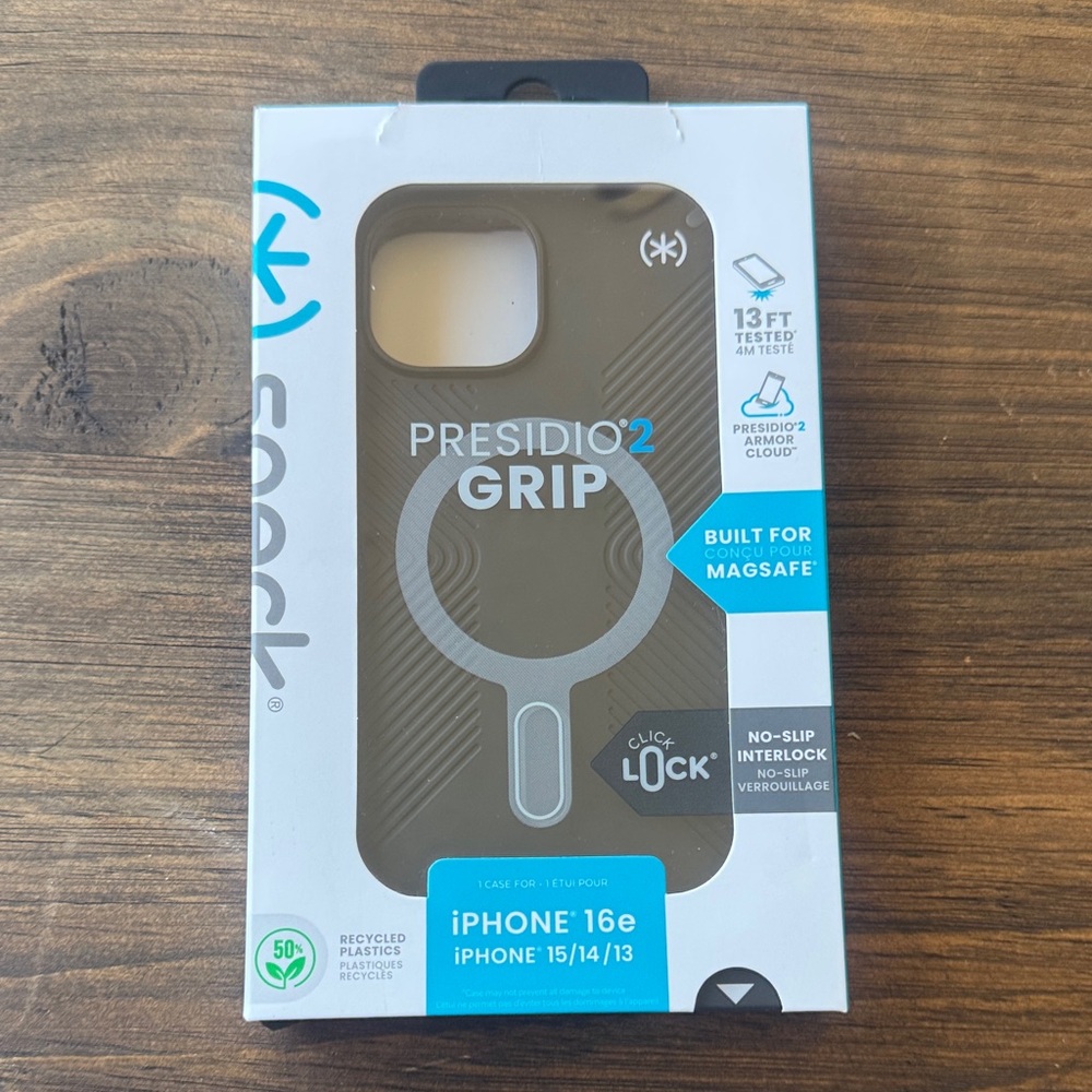 Speck Presidio2 Grip iPhone Case - Black - NWT